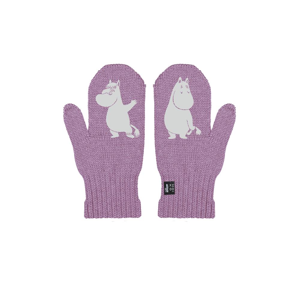 Moomin Love Mittens Lilac - The Official Moomin Shop