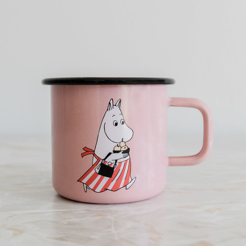 Moominmamma Retro Mug 3,7dl Pink - The Official Moomin Shop