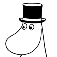 Moomin pappa teal