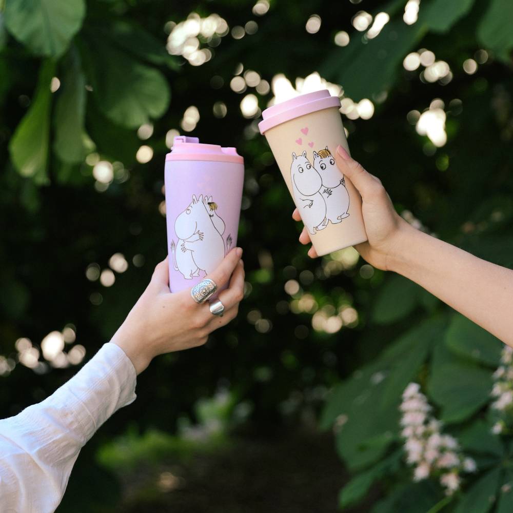 Moomins Love Thermal Mug 550ml Purple - The Official Moomin Shop