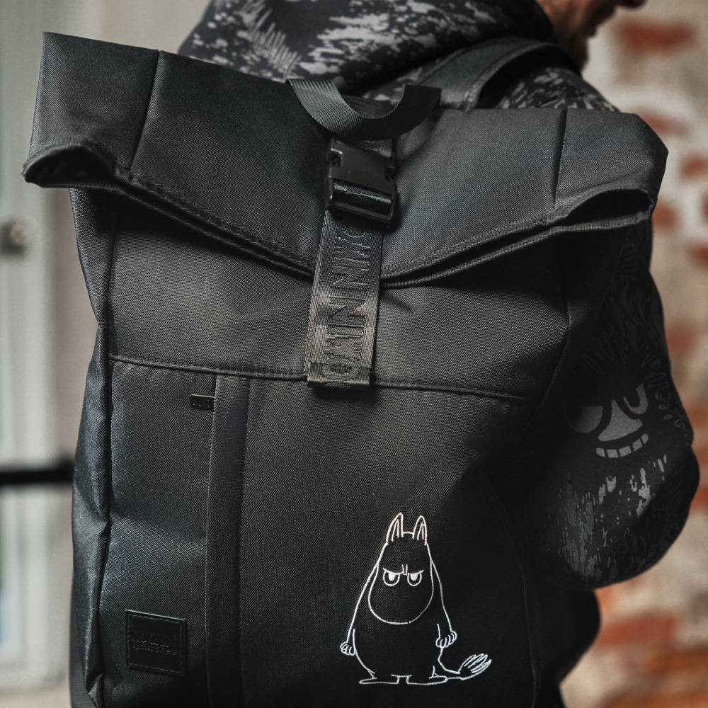 Moomintroll Angry Backpack Black - Martinex - The Official Moomin Shop