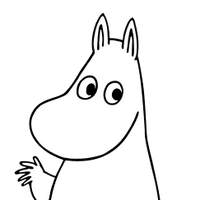 Moomin troll blue
