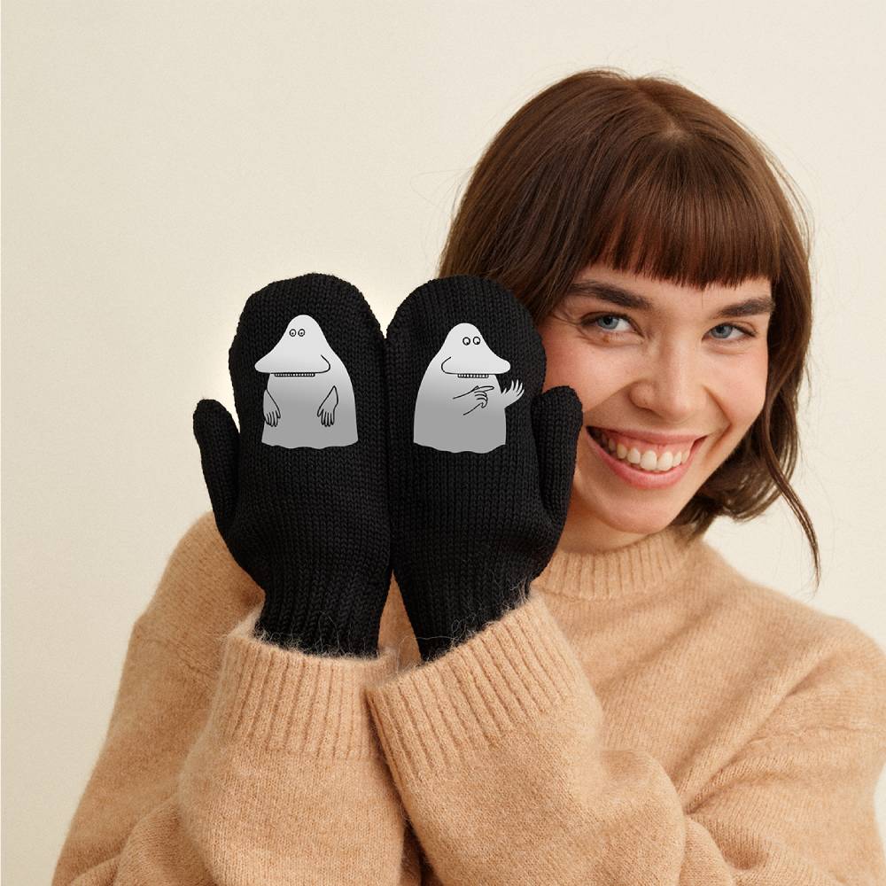 The Groke Mittens Black