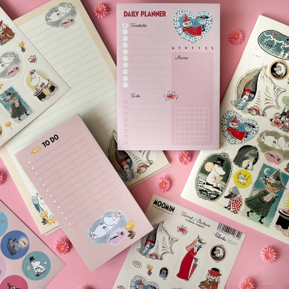 Moomin Scrap Stickers A5 2set - The Official Moomin Shop