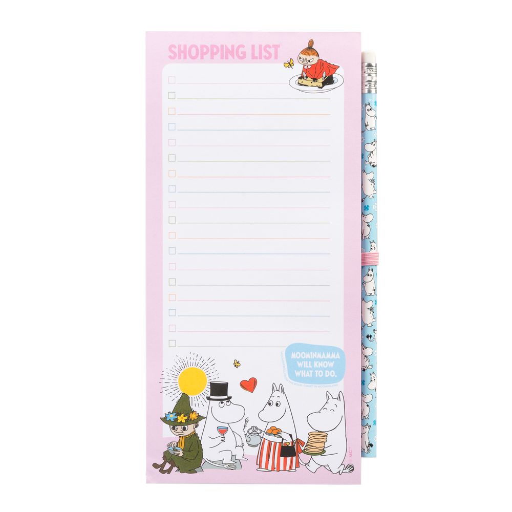 Moomin Magnetic Notepad & Pen - The Official Moomin Shop
