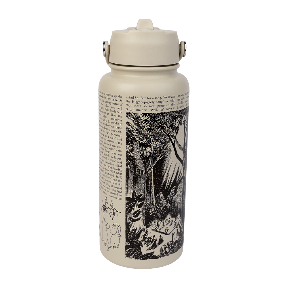 Moomin Comet Thermal Bottle 1L Beige - The Official Moomin Shop