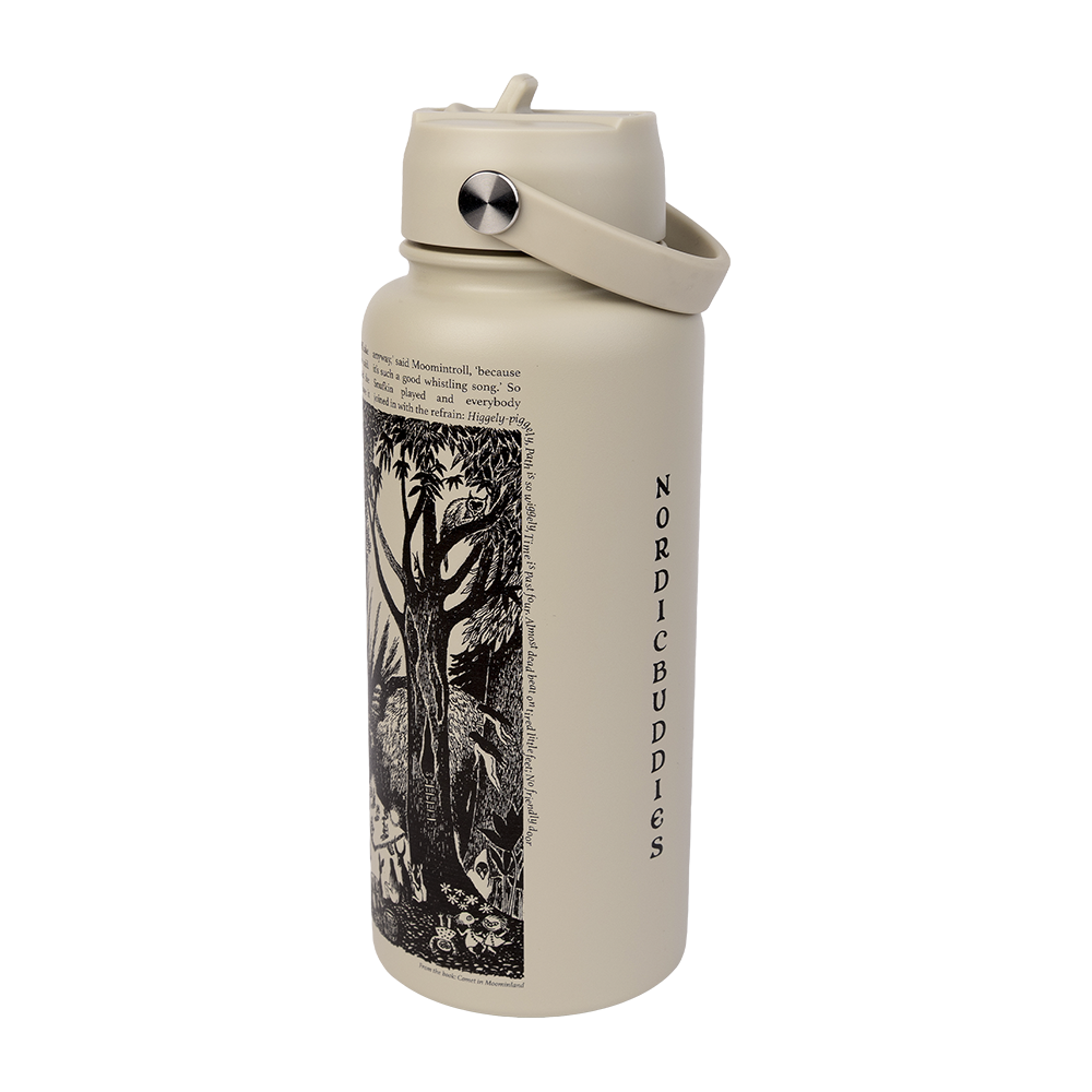 Moomin Comet Thermal Bottle 1L Beige - The Official Moomin Shop