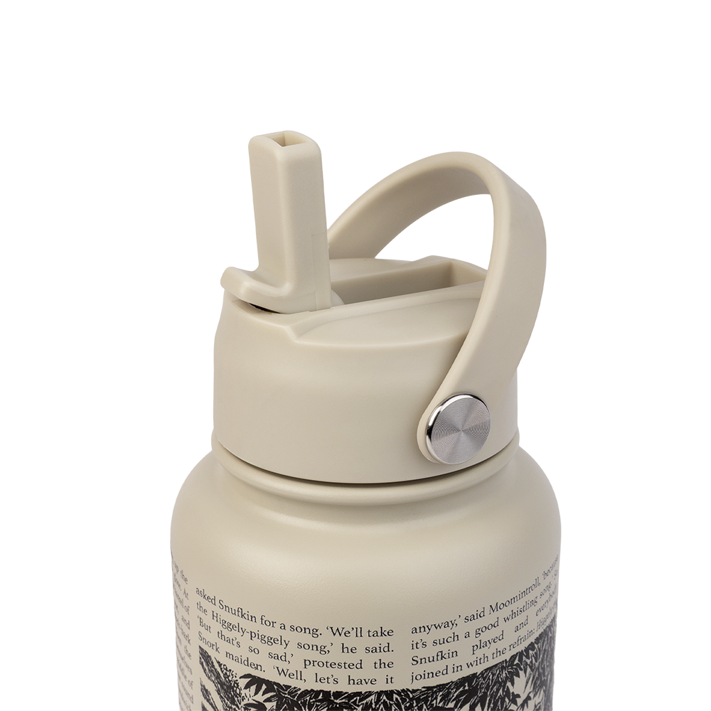 Moomin Comet Thermal Bottle 1L Beige - The Official Moomin Shop