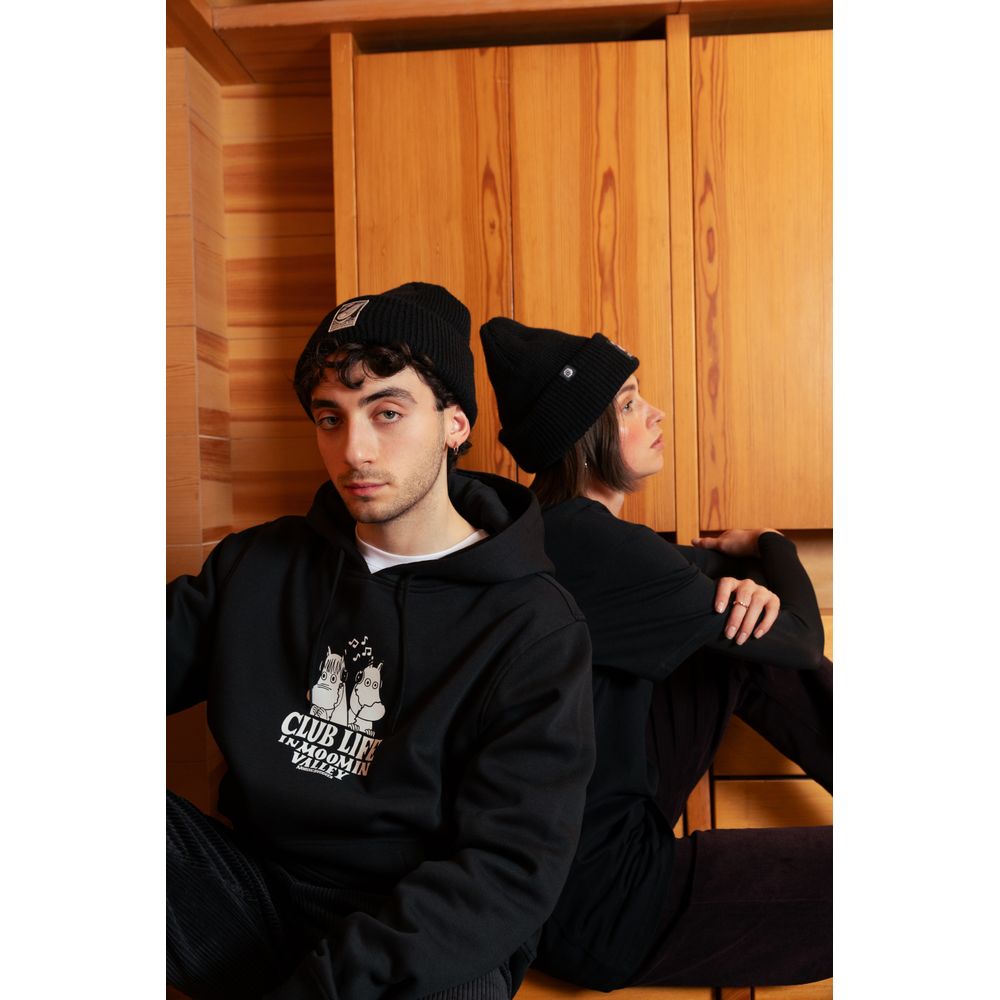 Moomin Club Life Hoodie Black - The Official Moomin Shop