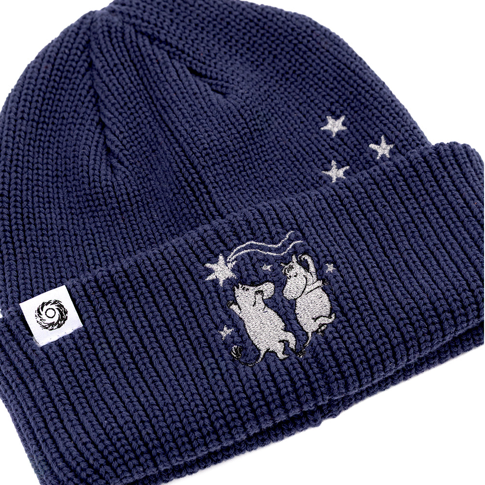 Moomin Comet Dance Beanie Navy - The Official Moomin Shop