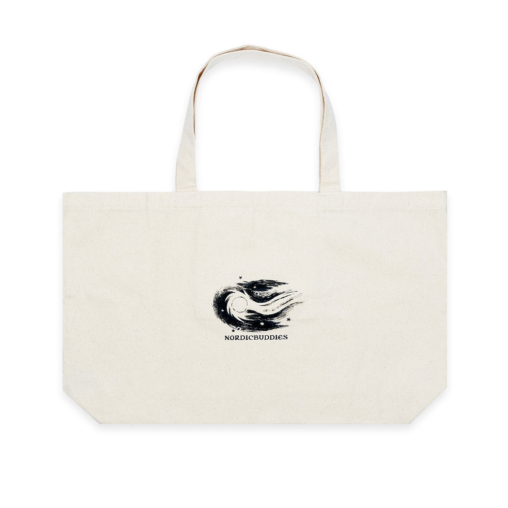Moomin Comet Stilts Tote Bag XL White - The Official Moomin Shop
