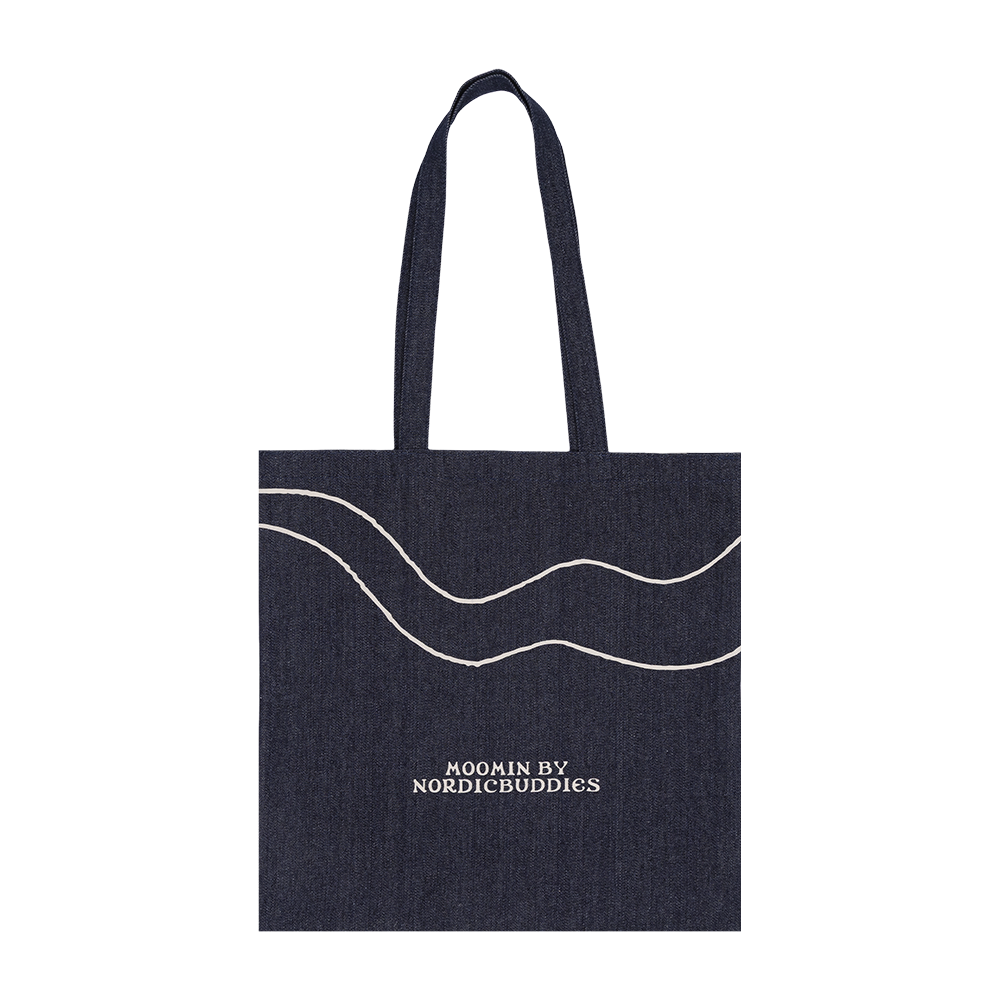 Moomin Comet Tote Bag Denim Blue - The Official Moomin Shop