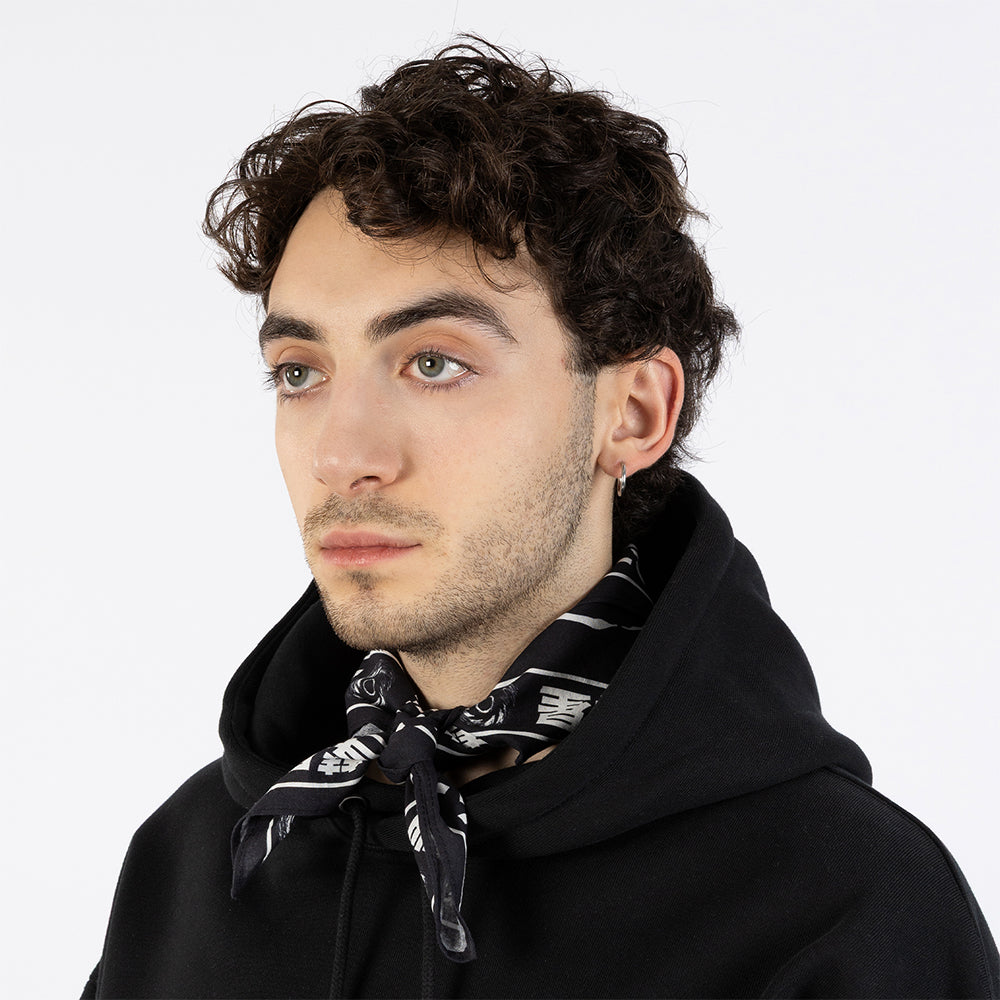 Moomin Novels Collection Scarf Black - The Official Moomin Shop