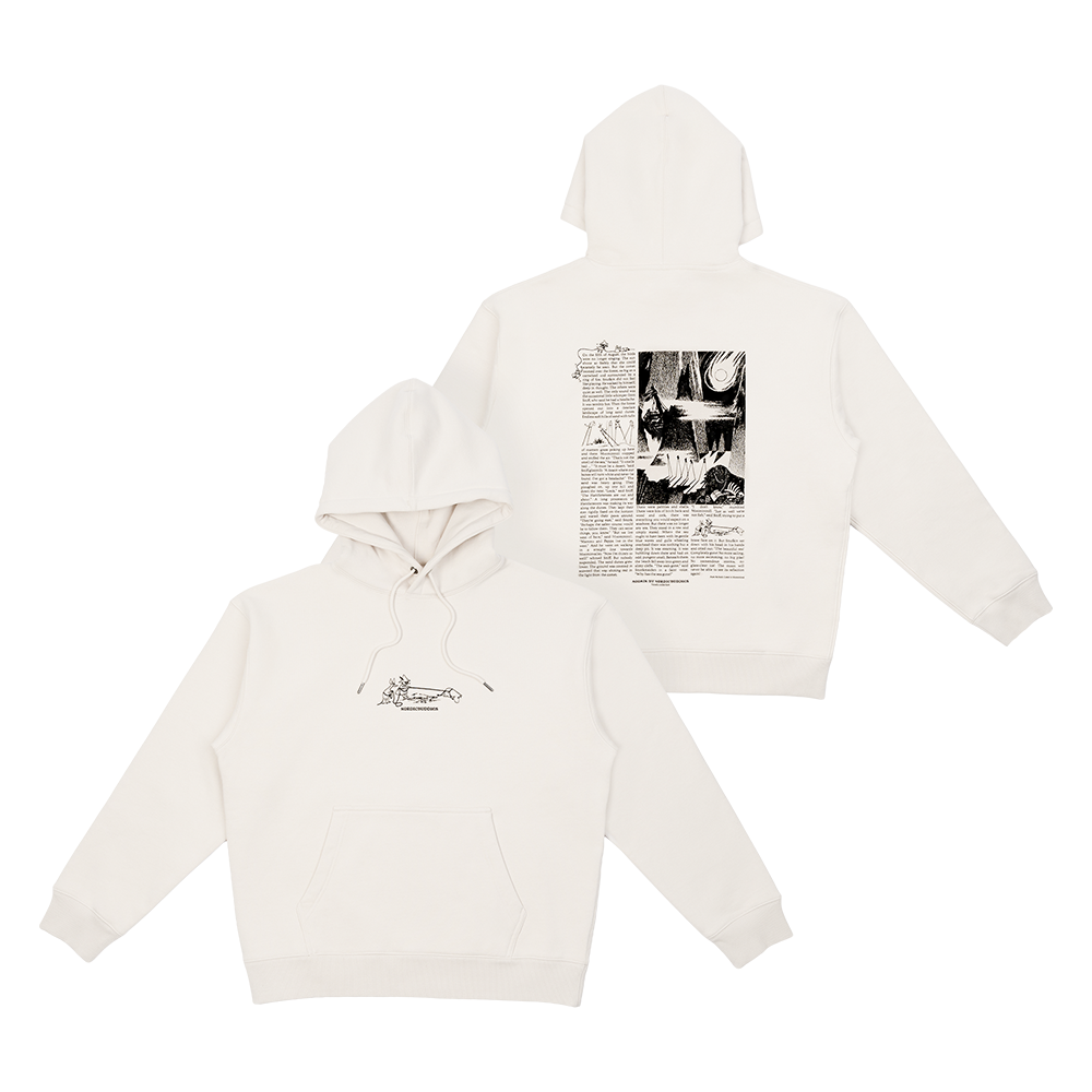 Moomin Comet Hoodie Beige - The Official Moomin Shop