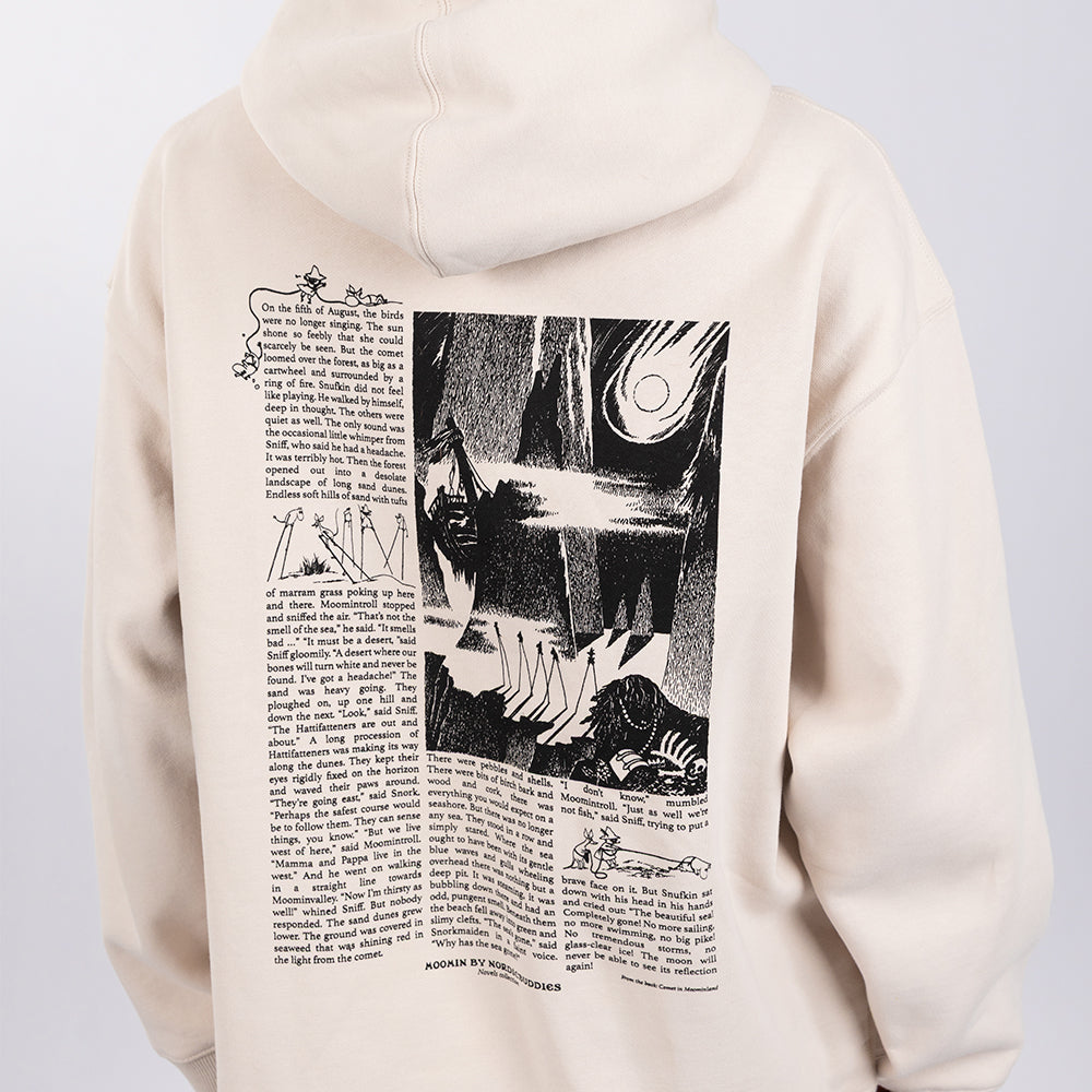 Moomin Comet Hoodie Beige - The Official Moomin Shop