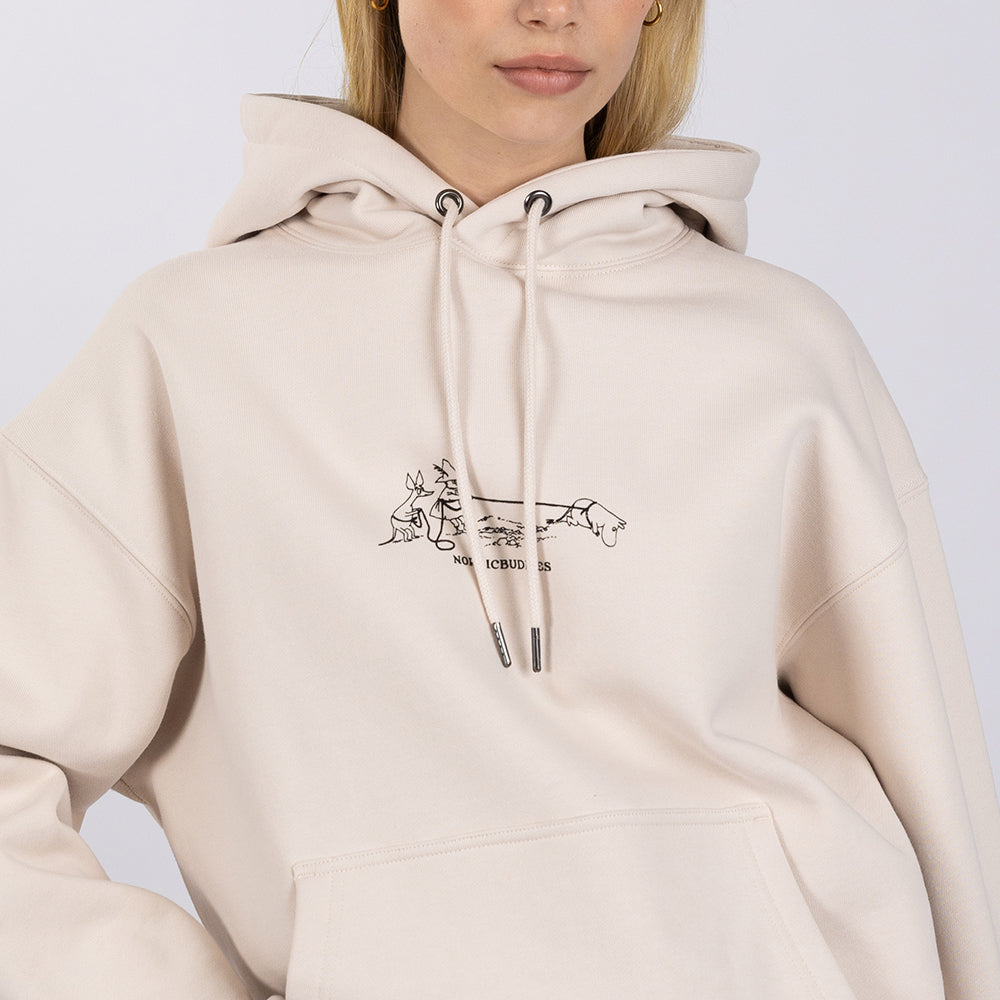 Moomin Comet Hoodie Beige - The Official Moomin Shop