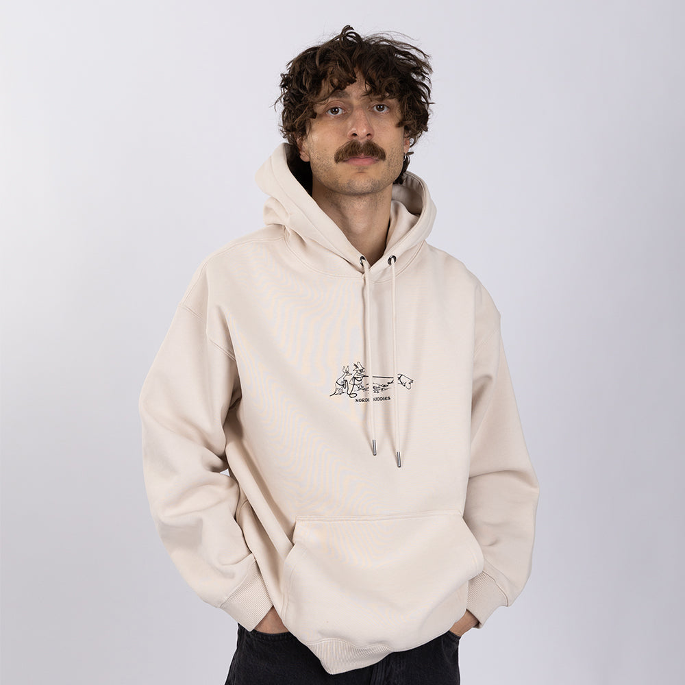 Moomin Comet Hoodie Beige - The Official Moomin Shop