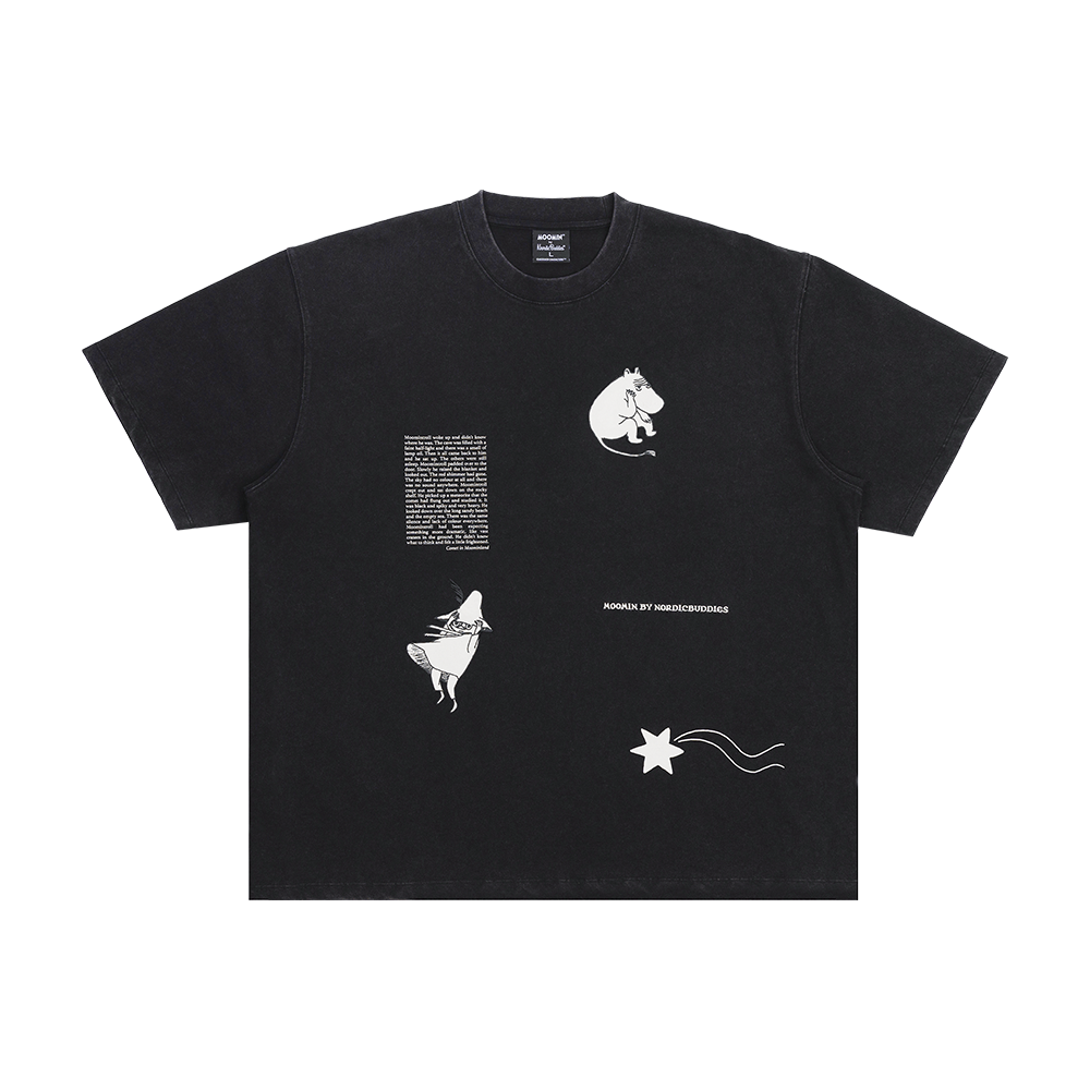 Moomin Comet T-shirt Unisex Black - The Official Moomin Shop