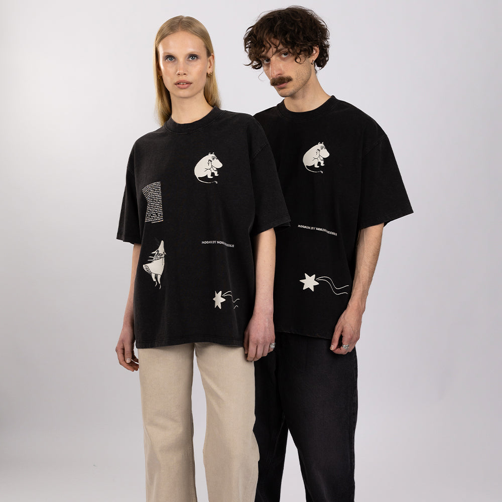 Moomin Comet T-shirt Unisex Black - The Official Moomin Shop