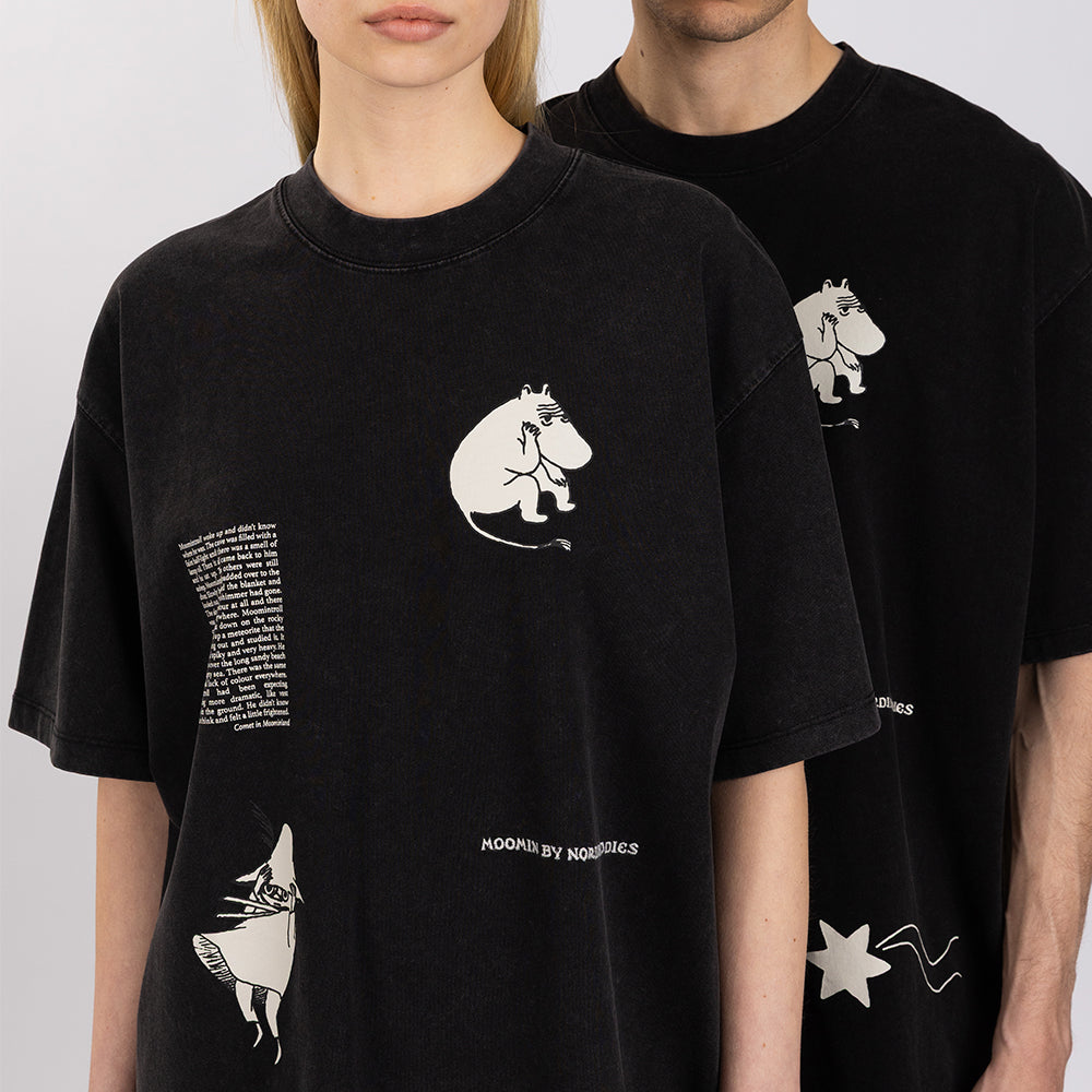 Moomin Comet T-shirt Unisex Black - The Official Moomin Shop