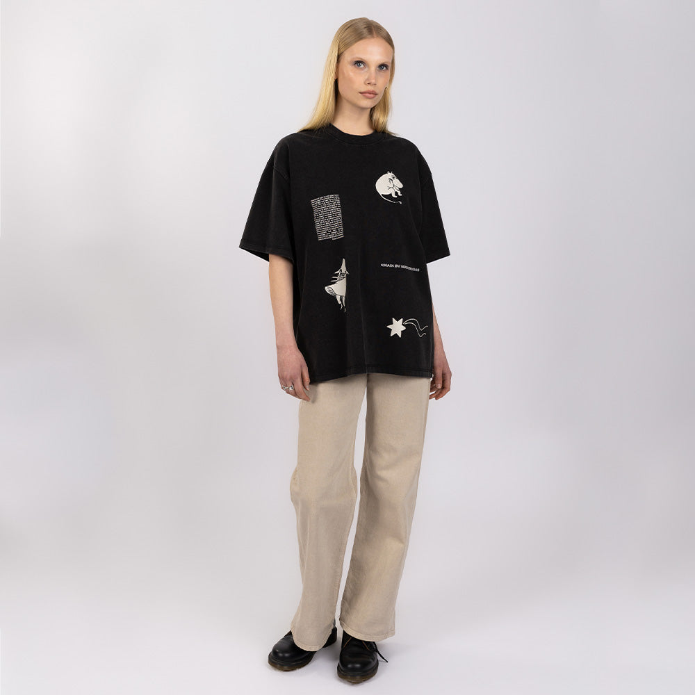 Moomin Comet T-shirt Unisex Black - The Official Moomin Shop