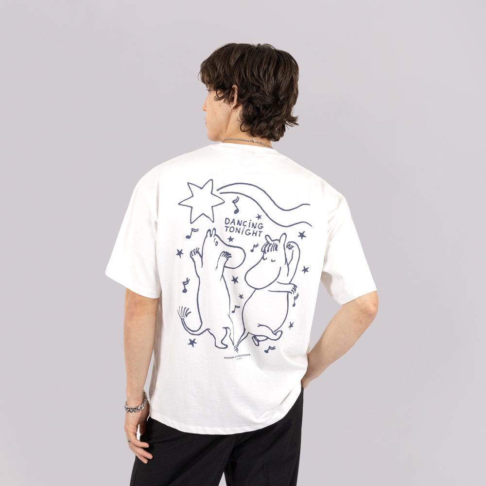 Moomin Comet Dance T-shirt Unisex White