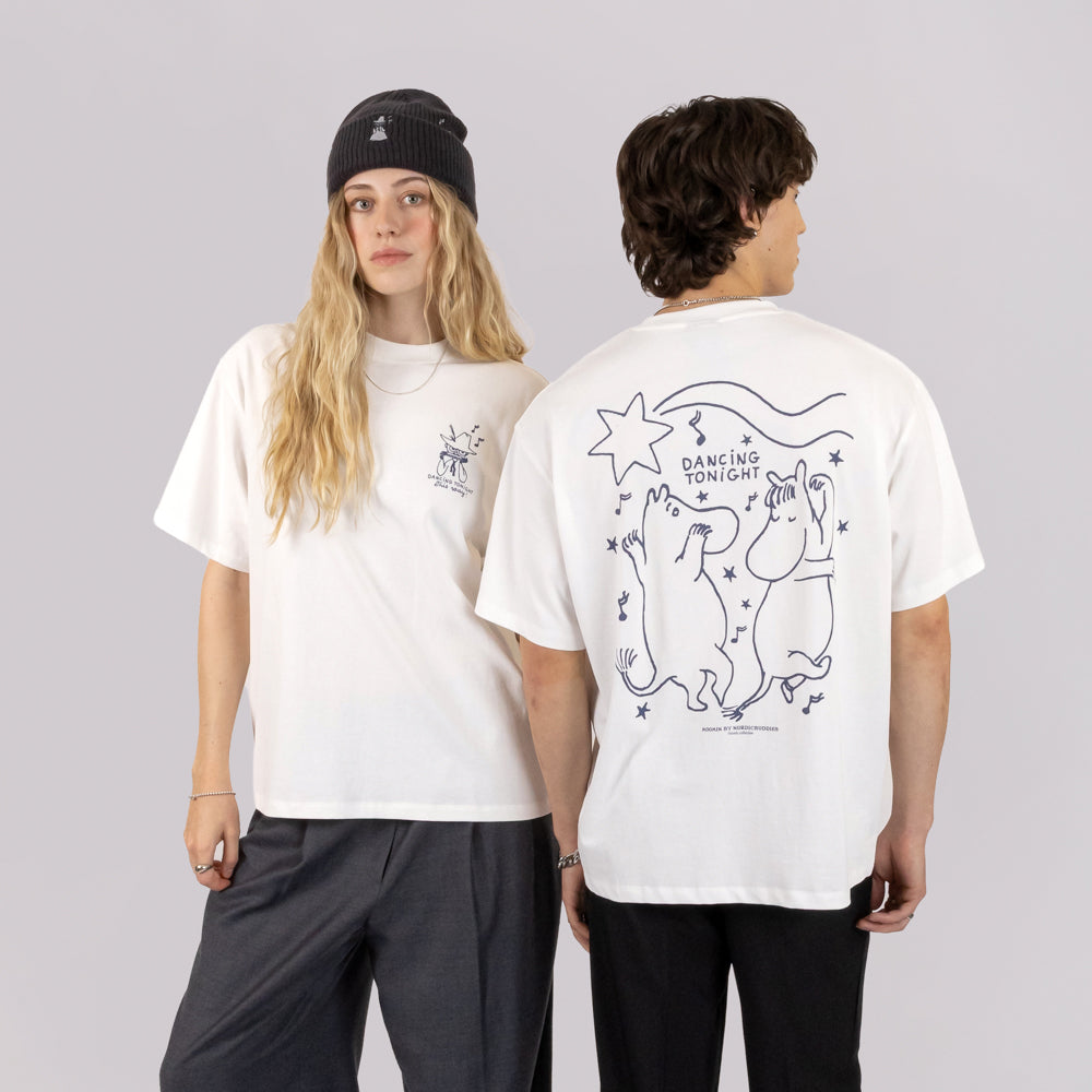Moomin Comet Dance T-shirt Unisex White