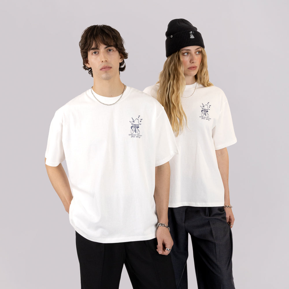 Moomin Comet Dance T-shirt Unisex White