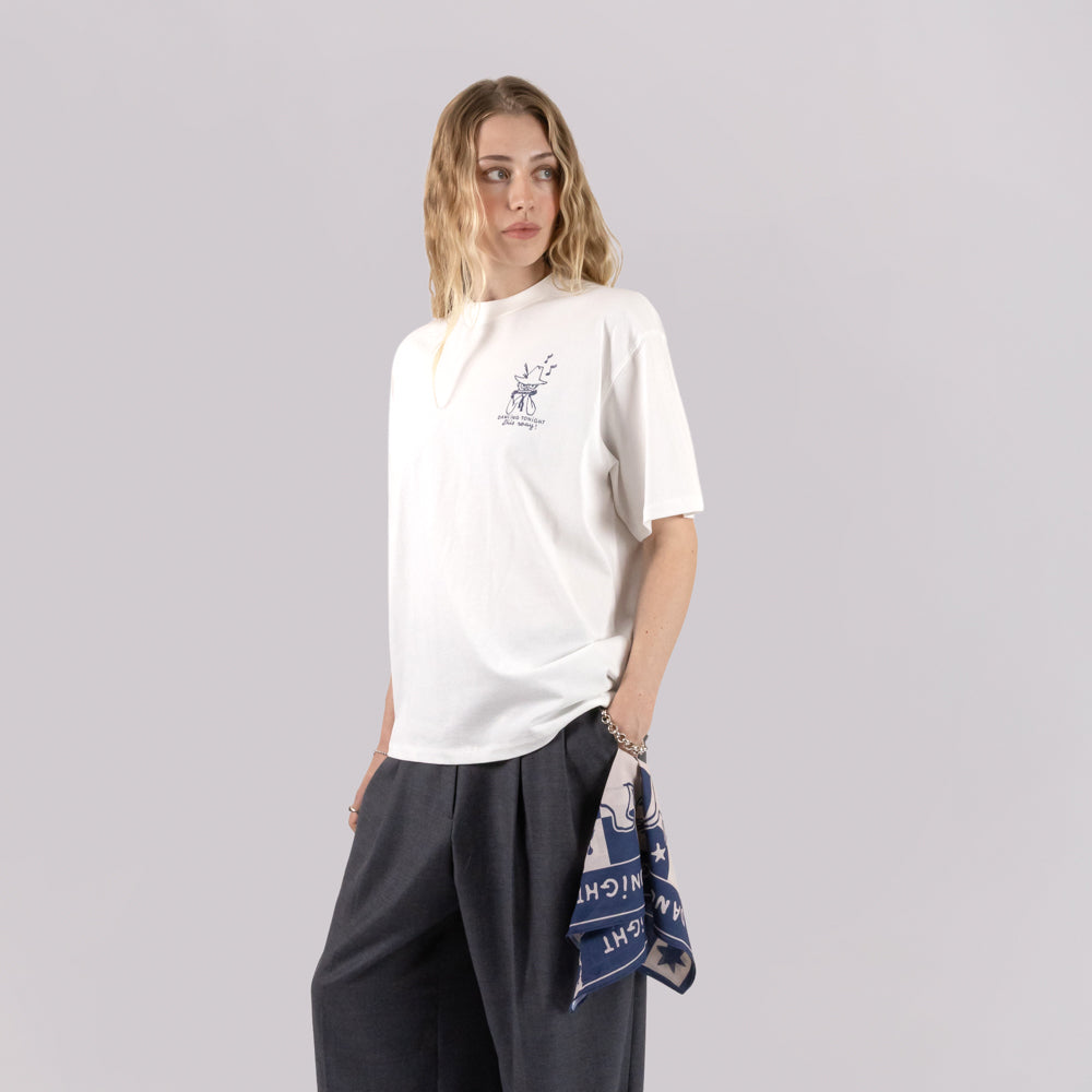 Moomin Comet Dance T-shirt Unisex White