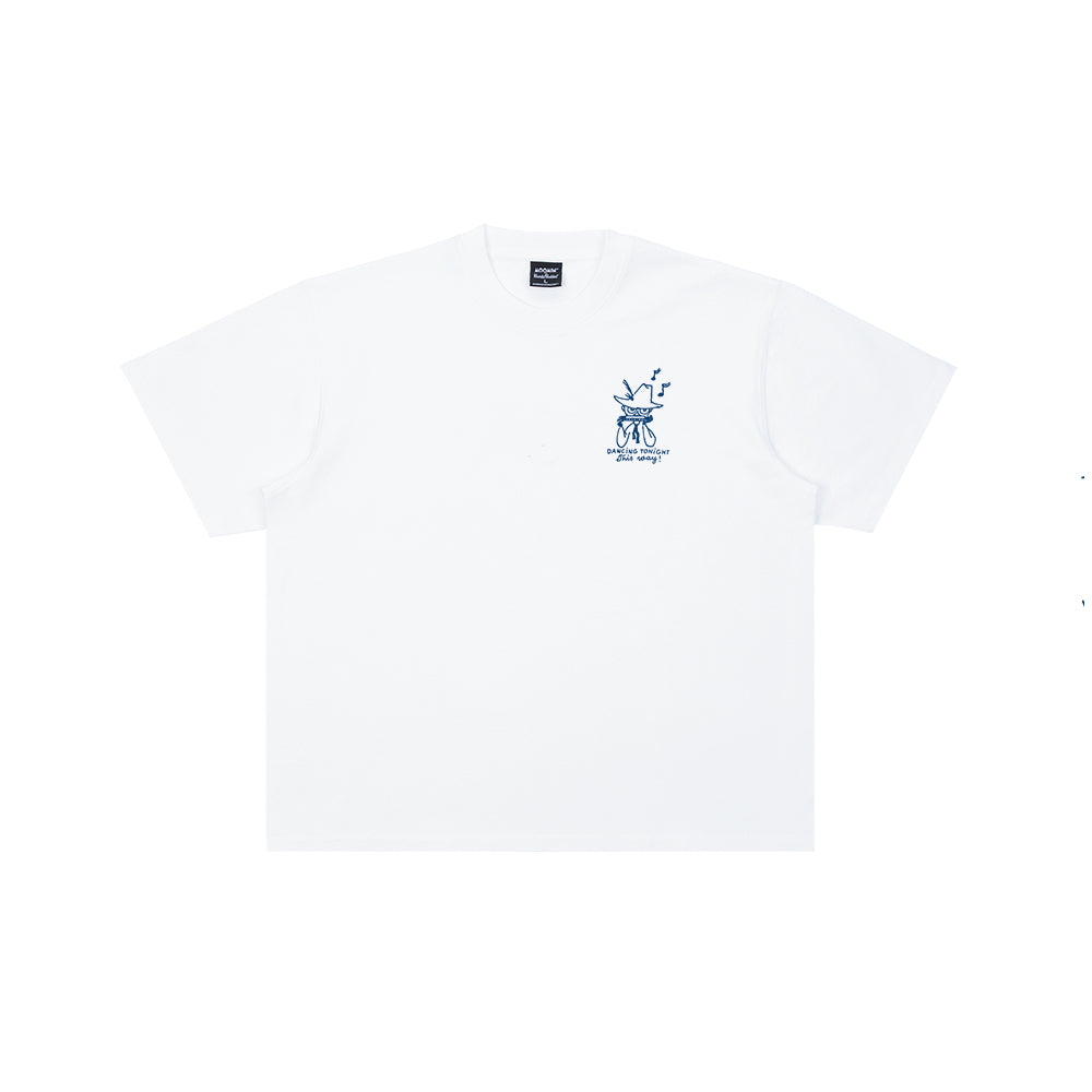 Moomin Comet Dance T-shirt Unisex White - The Official Moomin Shop
