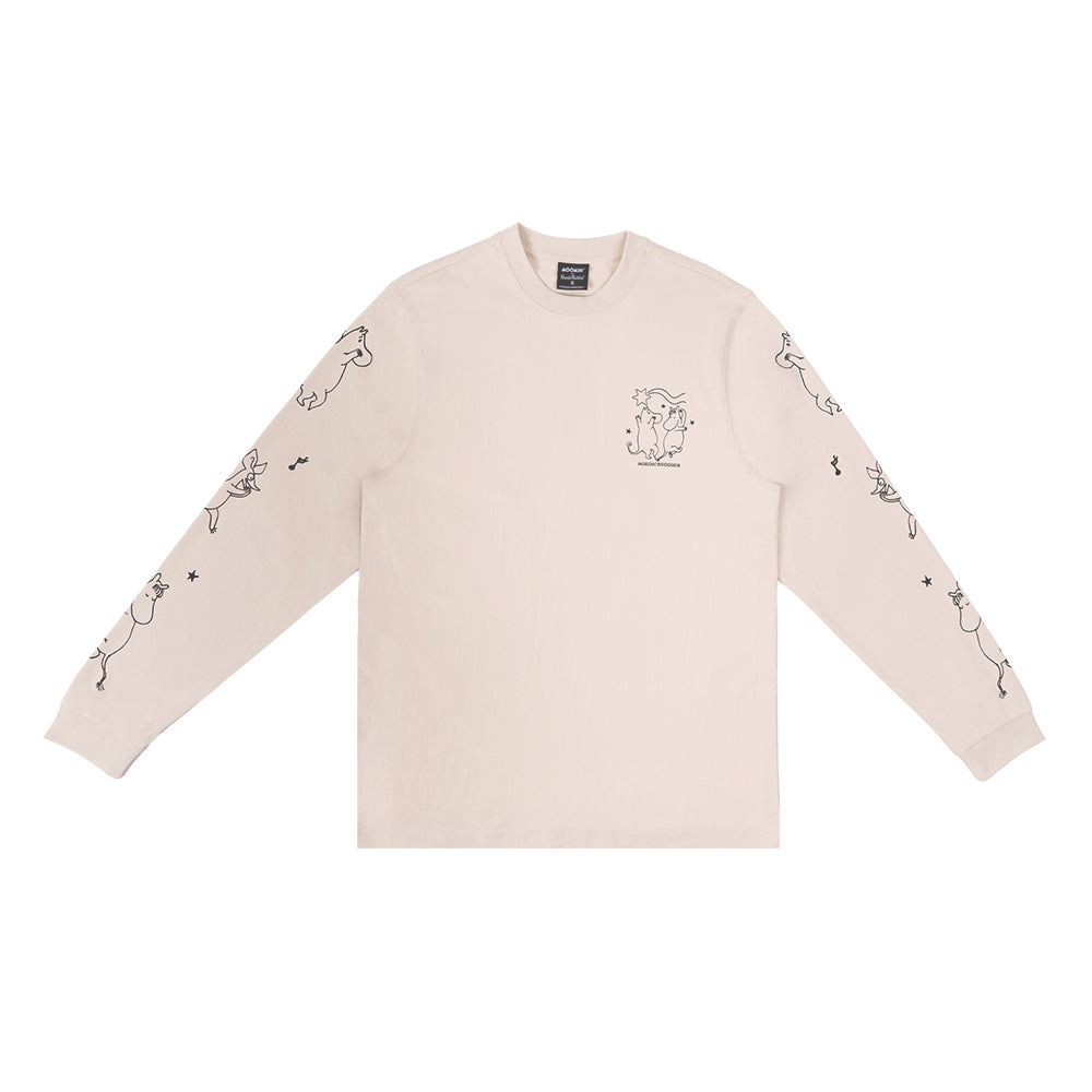 Moomin Comet Longsleeve Natural - The Official Moomin Shop