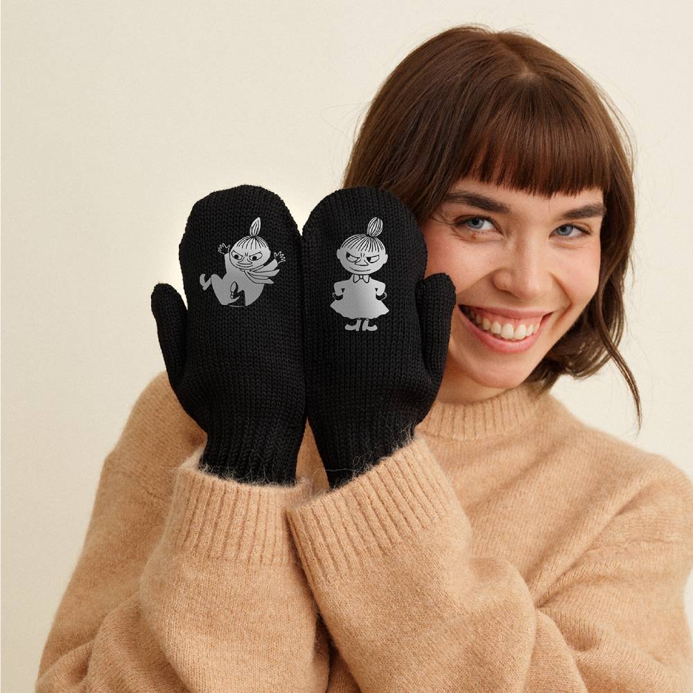 Little My Unstoppable Mittens Black