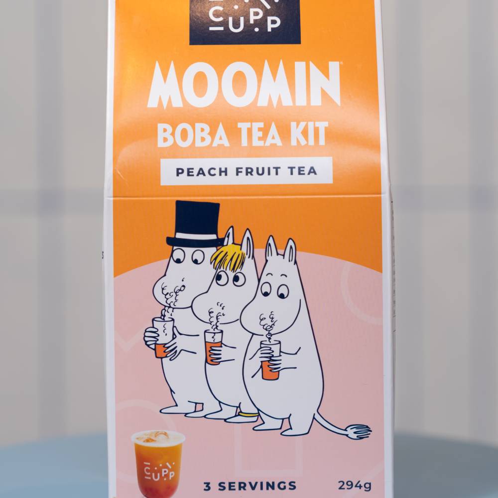 Moomin Boba Tea Kit Peach Fruit Tea - The Official Moomin Shop