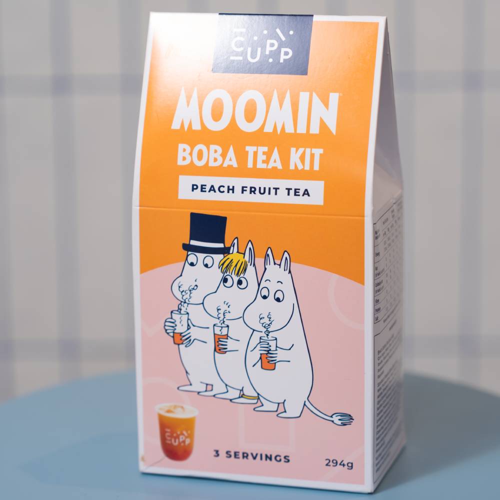 Moomin Boba Tea Kit Peach Fruit Tea - The Official Moomin Shop