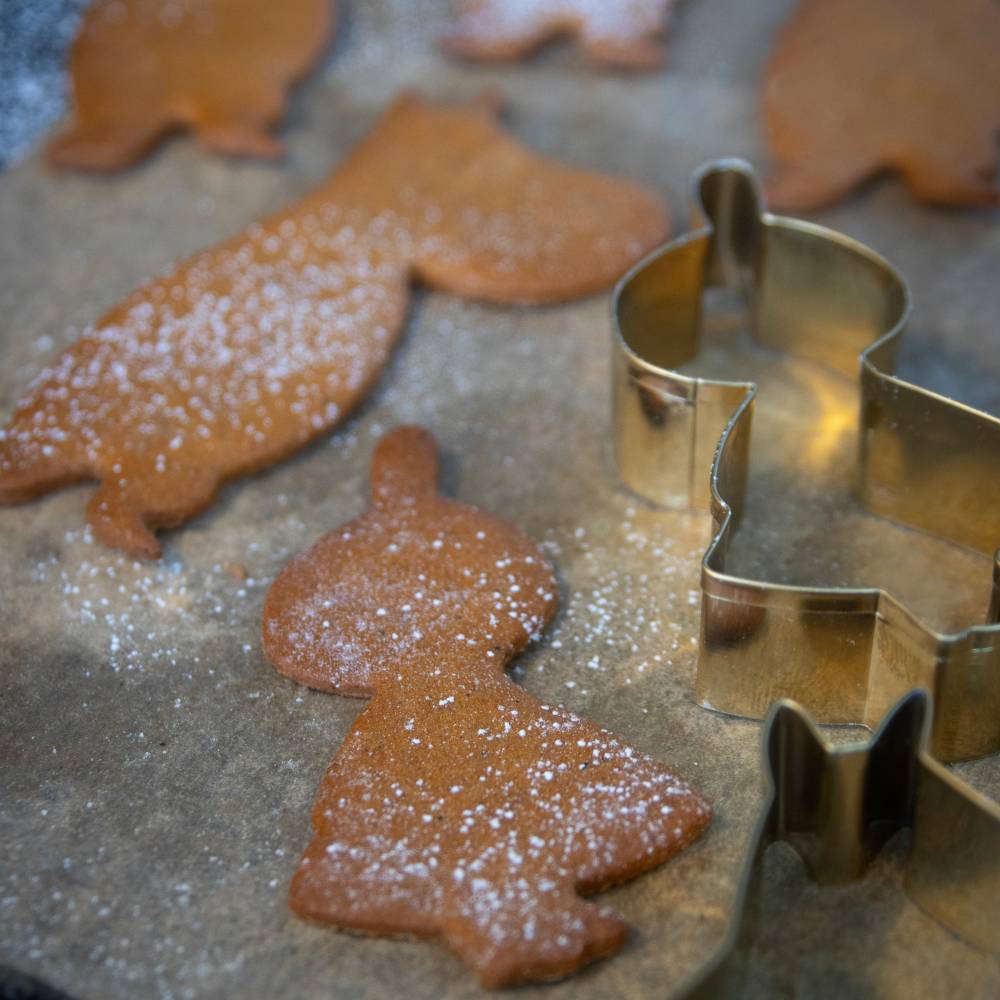 Moomin Winter Cookie Cutter Gold 3pcs - The Official Moomin Shop