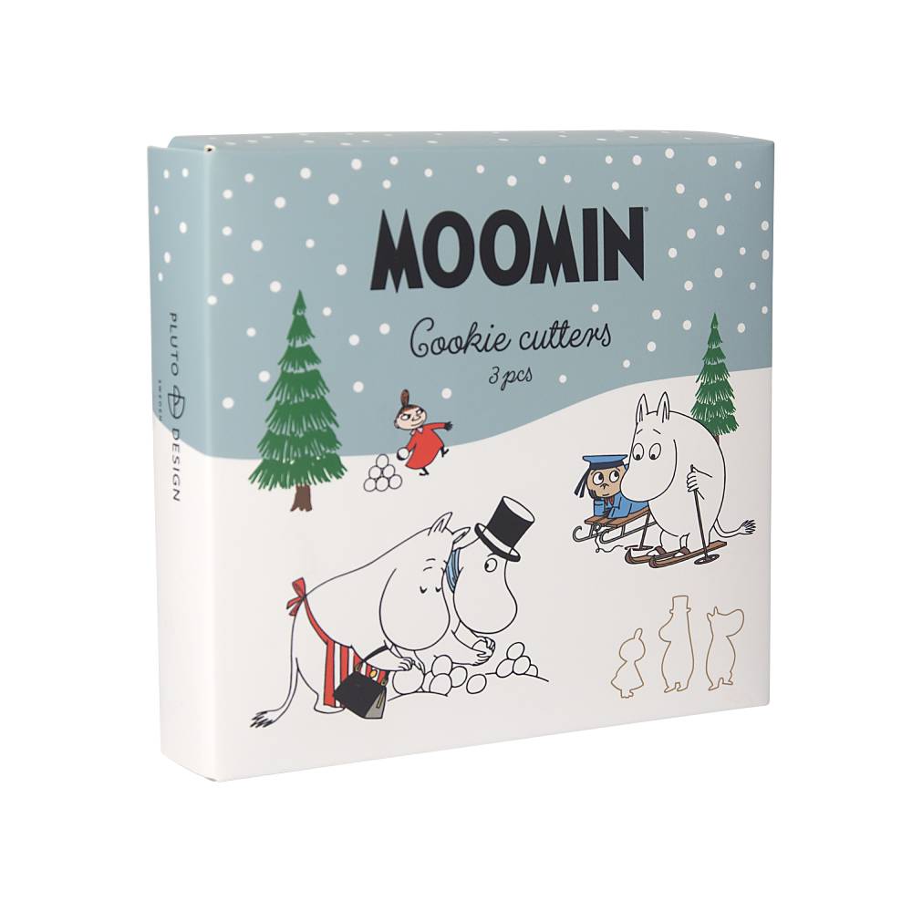 Moomin Winter Cookie Cutter Gold 3pcs - The Official Moomin Shop