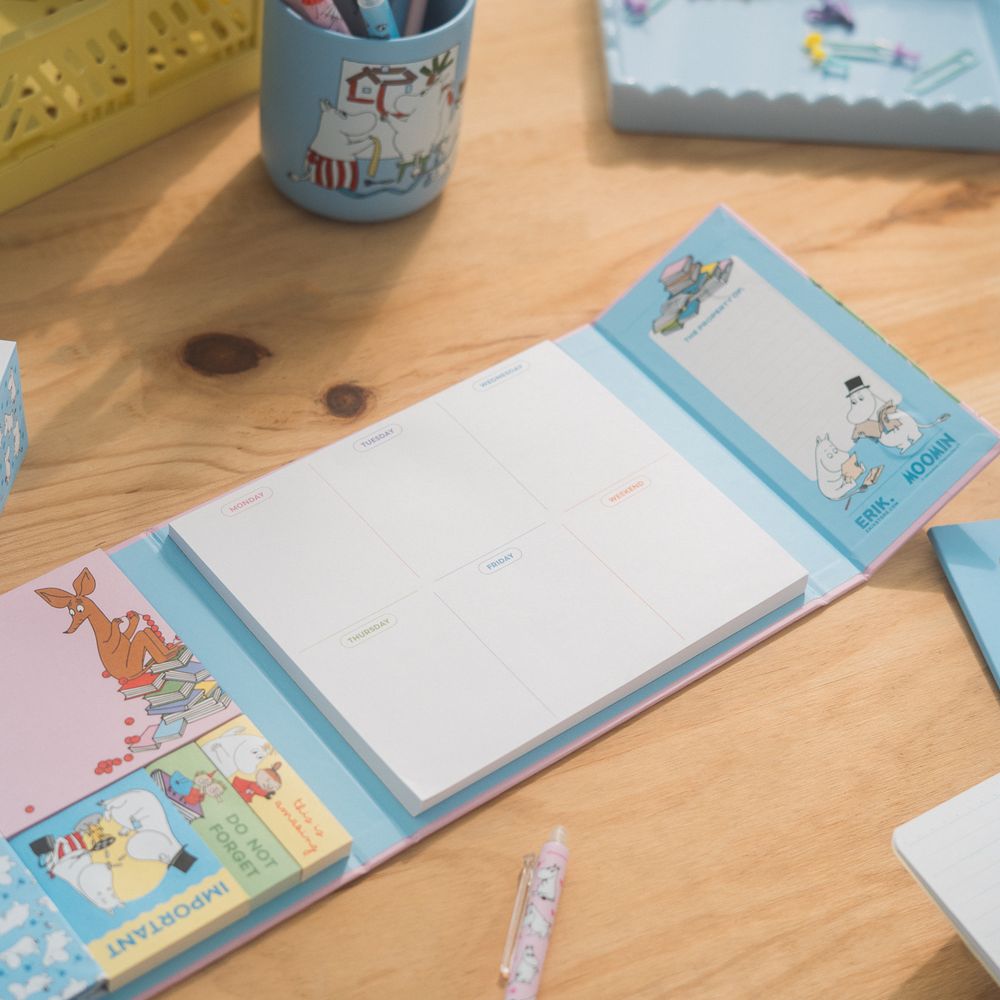 Moomin Weekly Planner & Adhesive Notes - The Official Moomin Shop