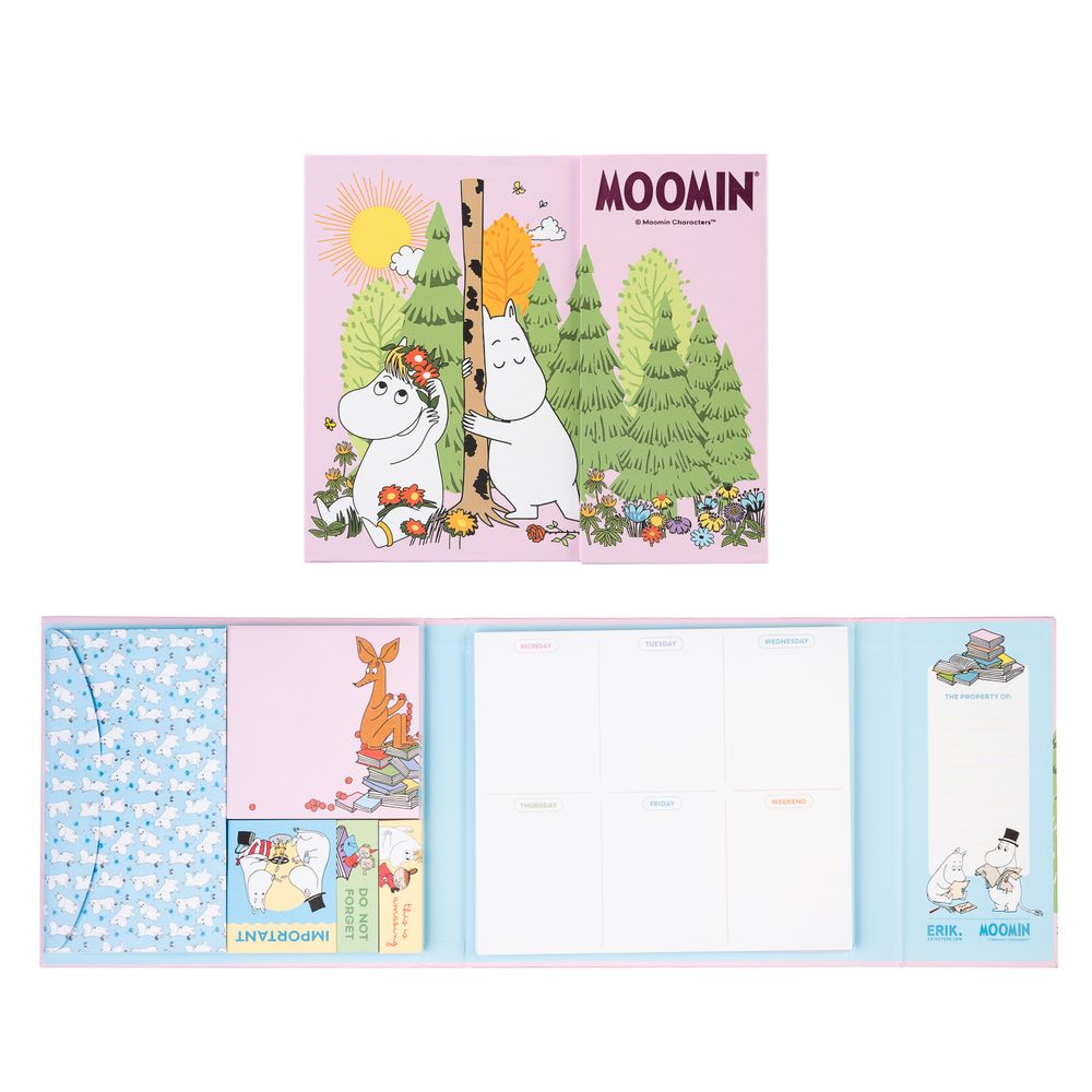 Moomin Weekly Planner & Adhesive Notes - The Official Moomin Shop