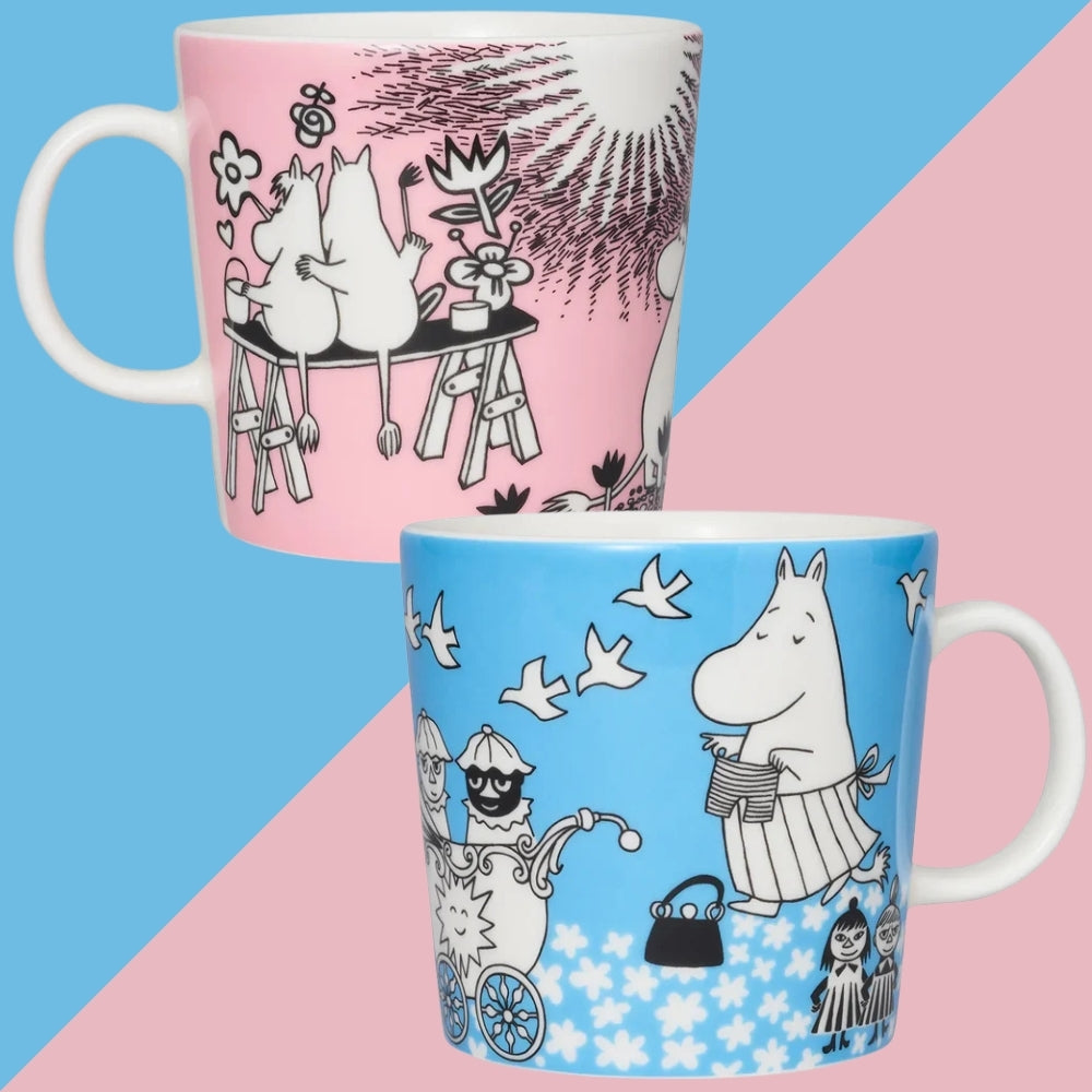 Moomin Peace & Love Mugs Bundle