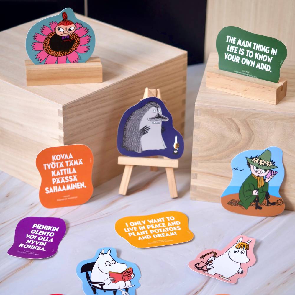The Groke Vinyl Sticker - The Official Moomin Shop