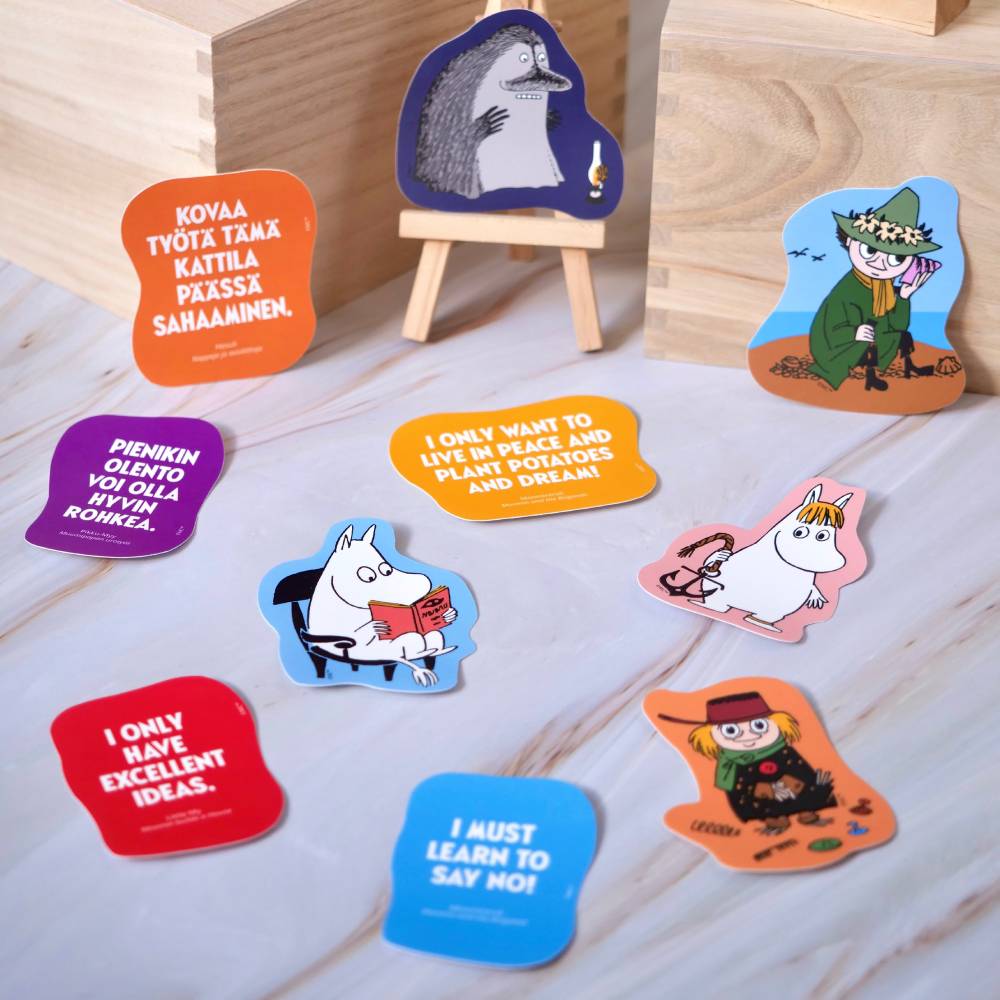 The Groke Vinyl Sticker - The Official Moomin Shop