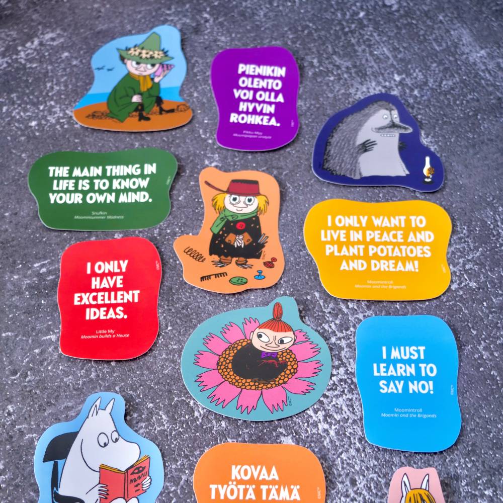 The Groke Vinyl Sticker - The Official Moomin Shop
