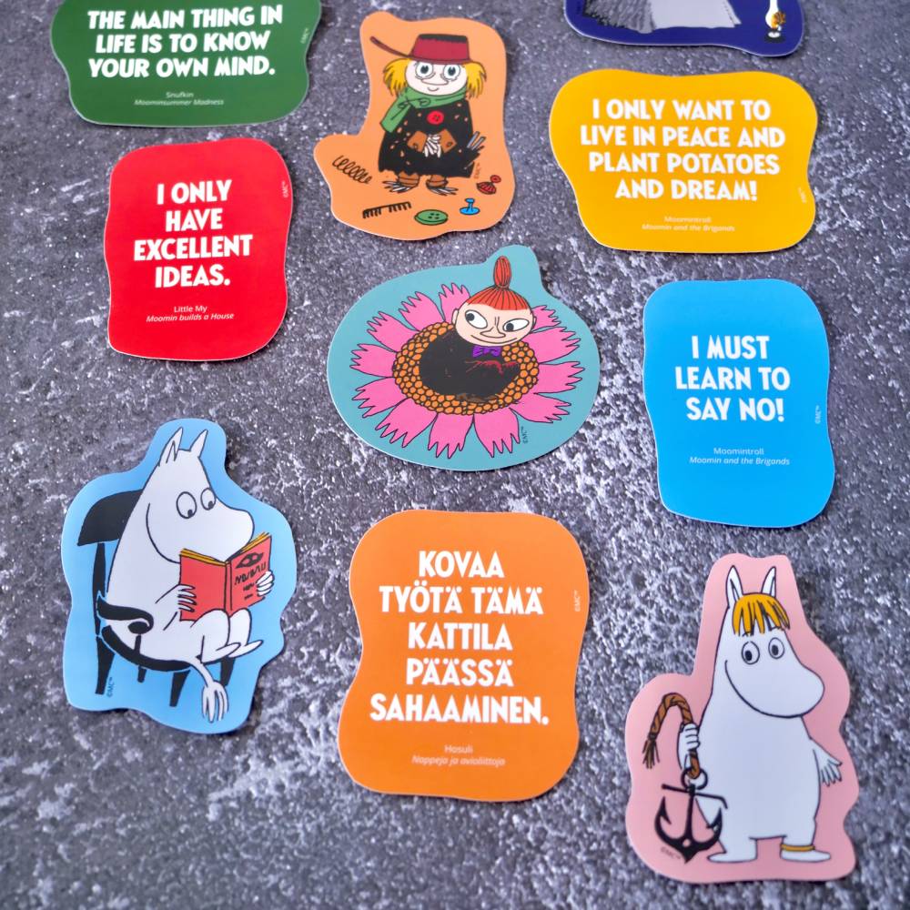 The Groke Vinyl Sticker - The Official Moomin Shop