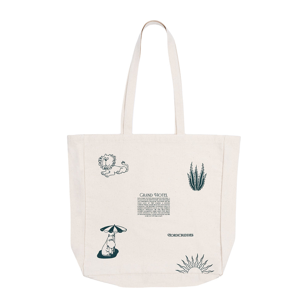 Moomin Riviera Tote Bag White - The Official Moomin Shop