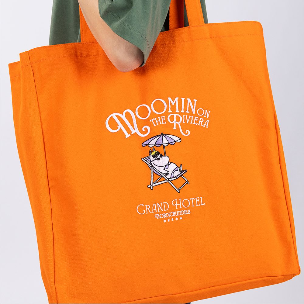 Moomin Riviera Tote Bag Orange - The Official Moomin Shop