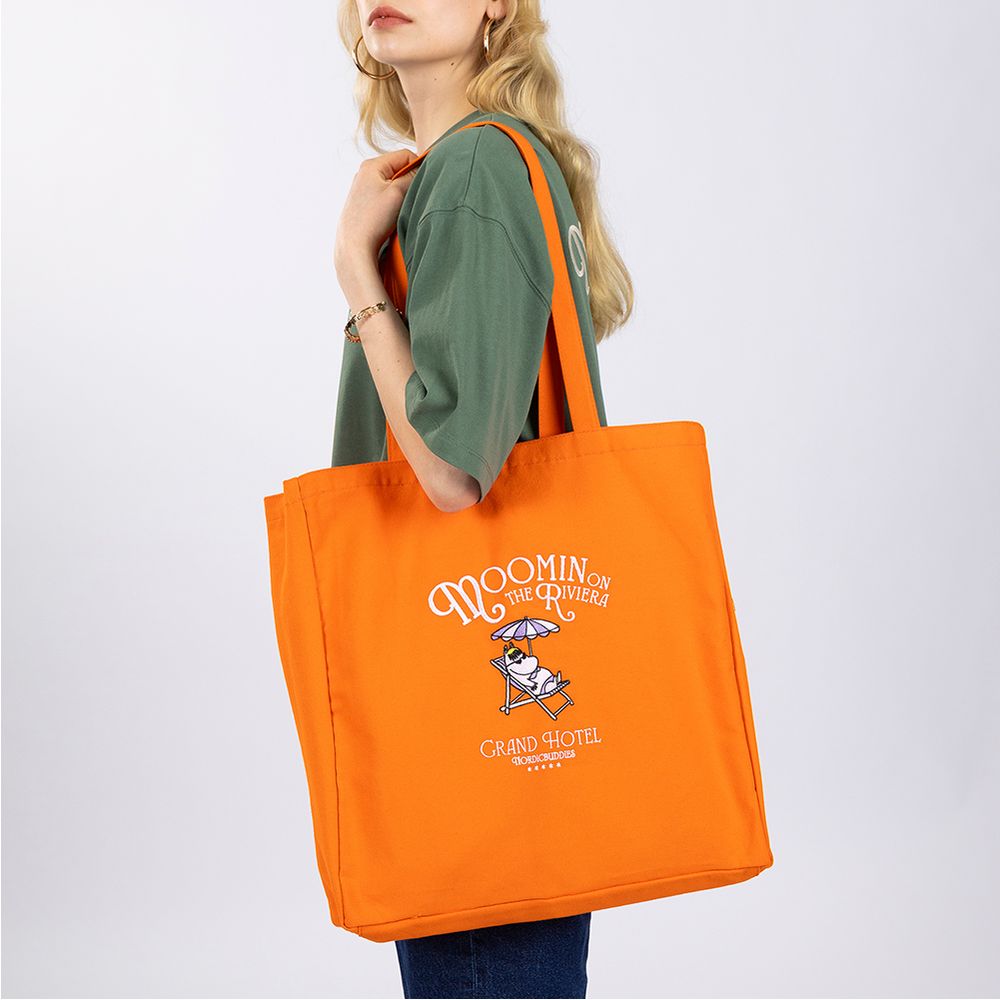 Moomin Riviera Tote Bag Orange - The Official Moomin Shop