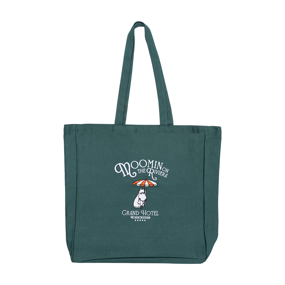 Moomin Riviera Tote Bag Green - The Official Moomin Shop