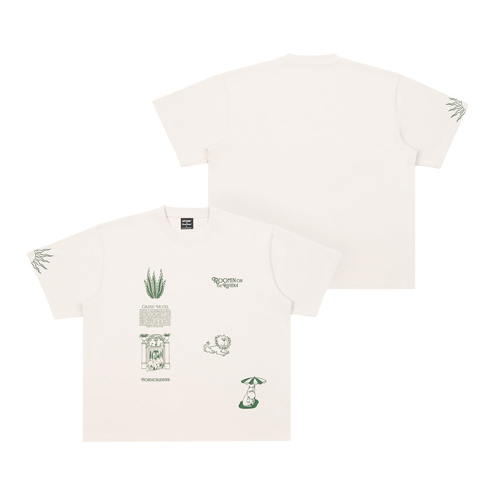 Moomin Riviera T-shirt White - The Official Moomin Shop