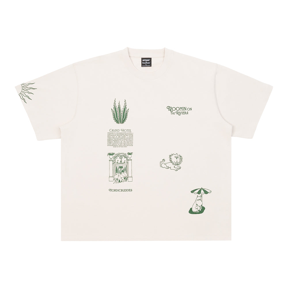 Moomin Riviera T-shirt White - The Official Moomin Shop