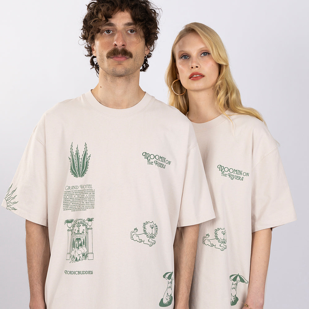 Moomin Riviera T-shirt White - The Official Moomin Shop